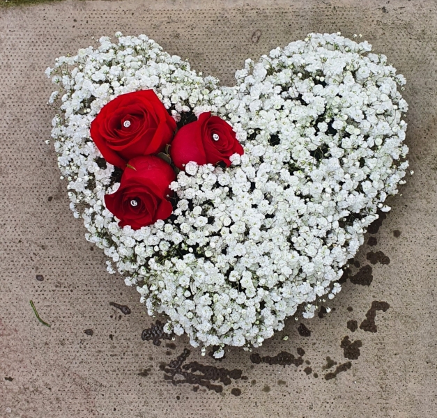Gypsophila Heart