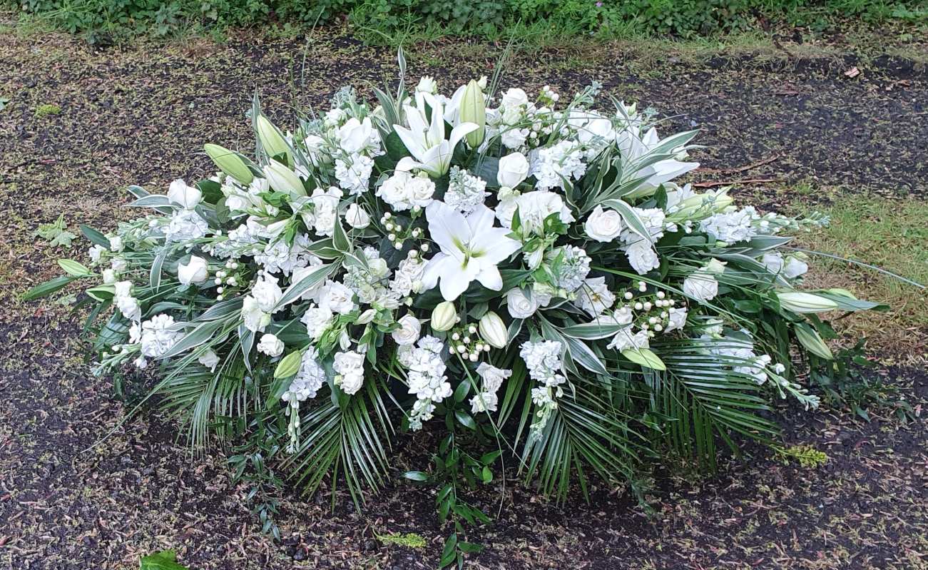 Mixed Flowers Casket Spray