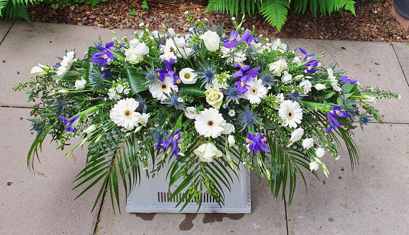 Mixed Flowers Casket Spray