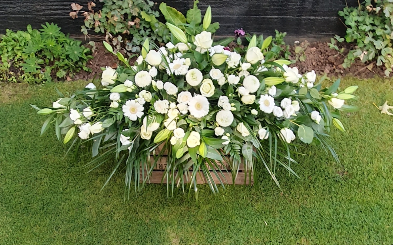Mixed Flowers Casket Spray