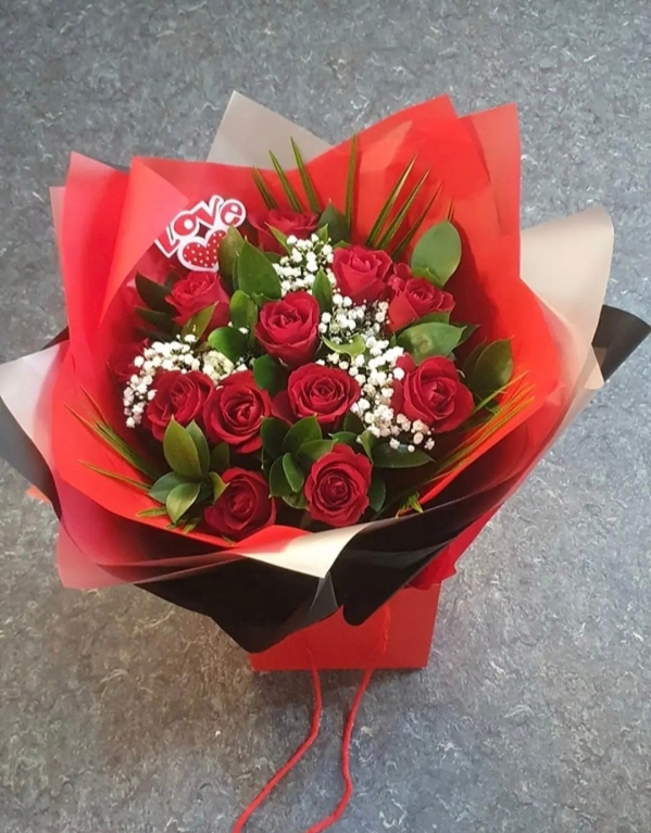 Roses Hand Tied