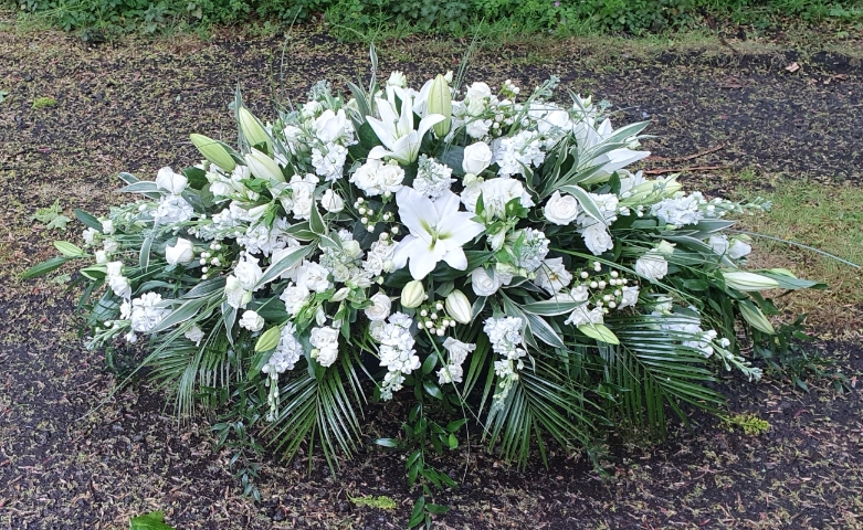 Mixed Flowers Casket Spray