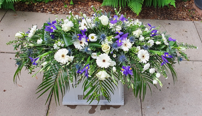 Mixed Flowers Casket Spray