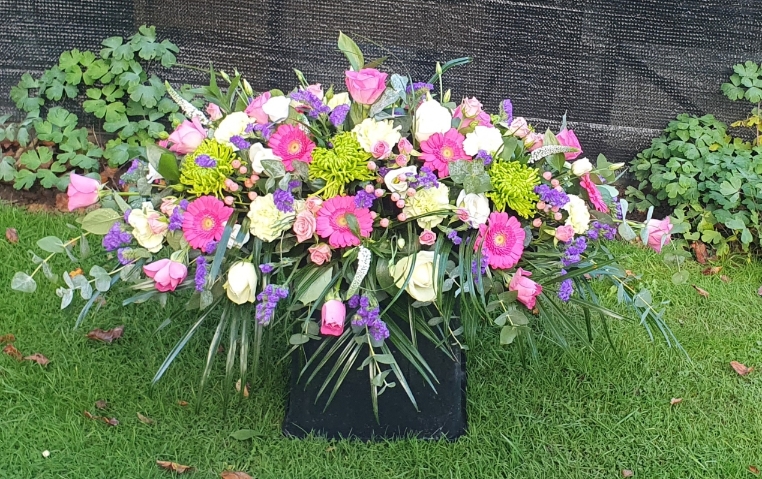 Mixed Flowers Casket Spray
